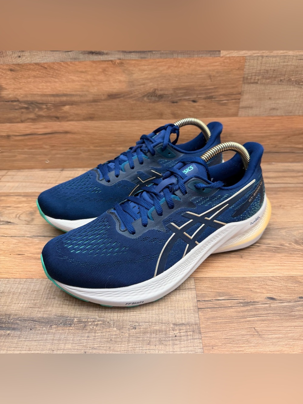 Asics GT-2000 12 Womens 9 Shoes Blue Running Sneaker 1012B506 Gym Athletic - Picture 2 of 8